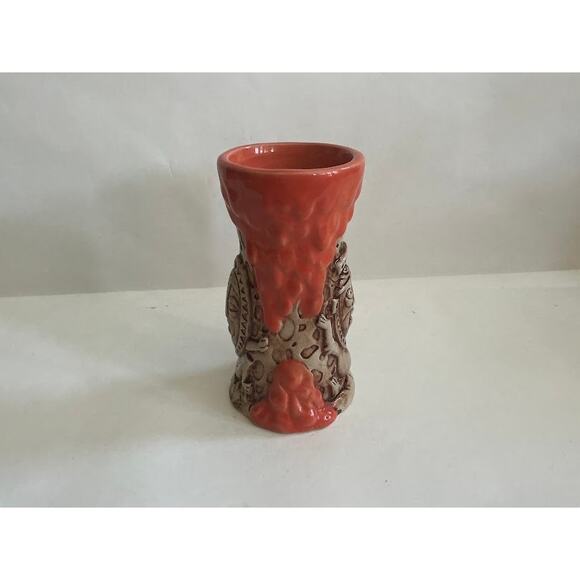 Disney Polynesian Trader Sam's Grog Grotto 2nd Edition Orange Krakatoa Tiki Mug - Picture 4 of 5
